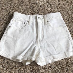 White madewell shorts!